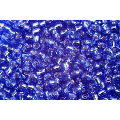 Matubo Round 6/0 Sapphire Silver Lined 30060/81800 | Czech Beads