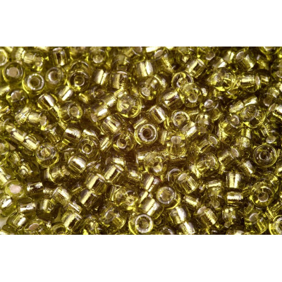 Matubo Round 6/0 Olivine Silver Lined 50230/81800 | Czech Glass Beads