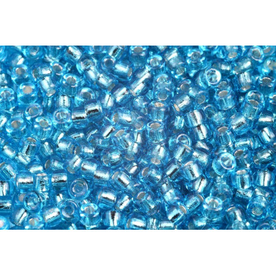 Matubo™ Round 6/0 Aquamarine Silver Lined 60020/81800 | Czech Beads