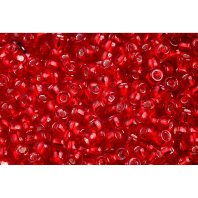 Matubo Round 6/0 Ruby Red Silver Lined 90080/81800 | Glass Beads