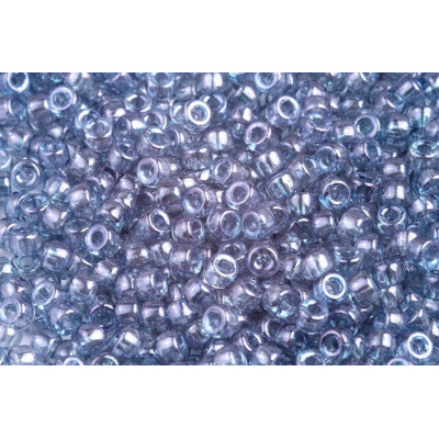 Matubo™ Round 6/0 Crystal Blue Luster 00030/14464 | Czech Beads