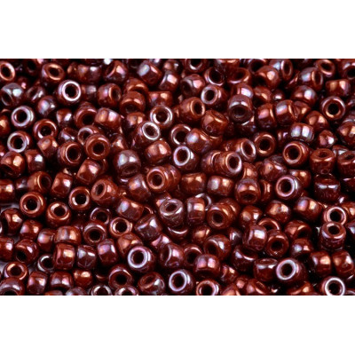 Matubo™ Round 6/0 Opaque Chocolate Nebula 13600/15001 | Czech Beads