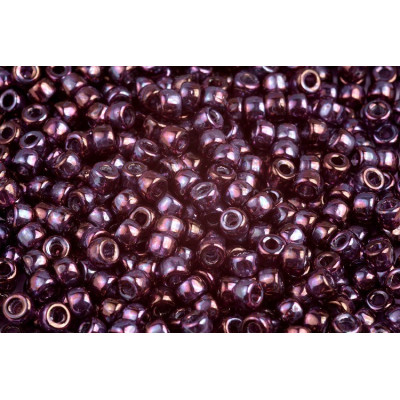 Matubo™ Round 6/0 Czech Glass Beads Amethyst Nebula 15001