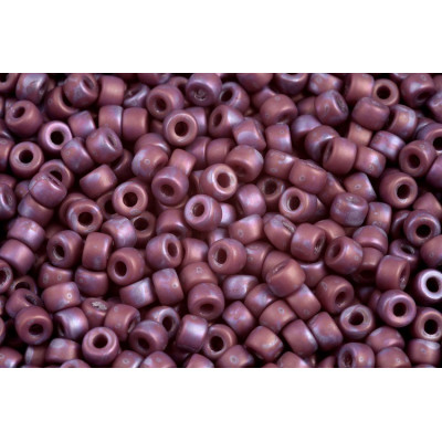 Matubo Round 6/0 Perles de Rocaille Tchèques Opaque Violet