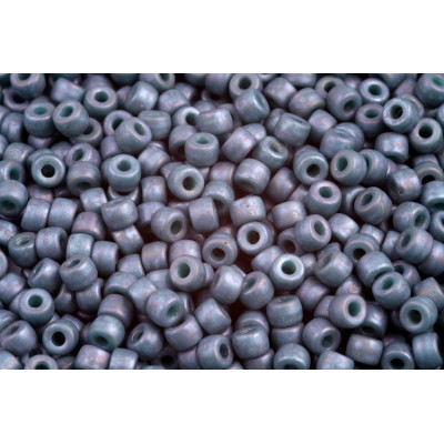 Matubo™ Round 6/0 Turquoise Green Nebula Mat 63130/85001 | Glass Beads