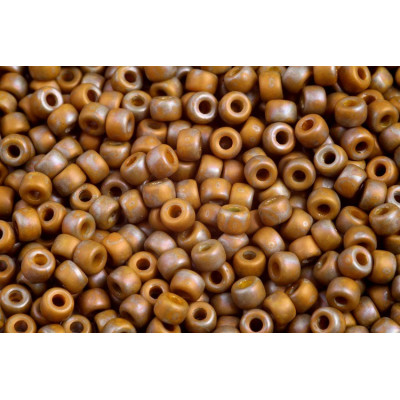 Matubo™ Round 6/0 Seed Beads Limon Nebula Mat 83120/85001