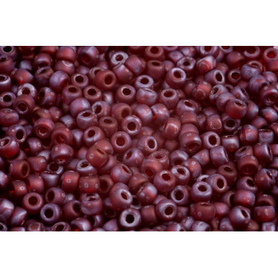 Matubo™ Round 6/0 Czech Seed Beads Ruby Nebula Matte 90080