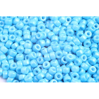 Matubo™ Round 6/0 Pearl Shine Aqua 02010/24008 | Czech Glass Beads