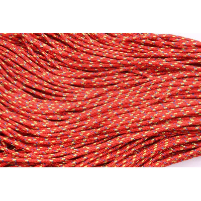 Paracord (PES) N. 101 Red/ylw/blue