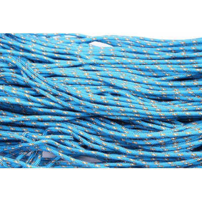 Paracord (PES) N. 103 Lt blue/gold/wh