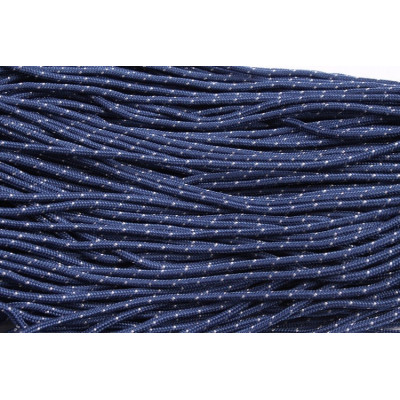 Paracord (PES) N. 104 Dk Blue/wh