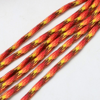 Paracord (PES) N. 37 red/yellow/bw