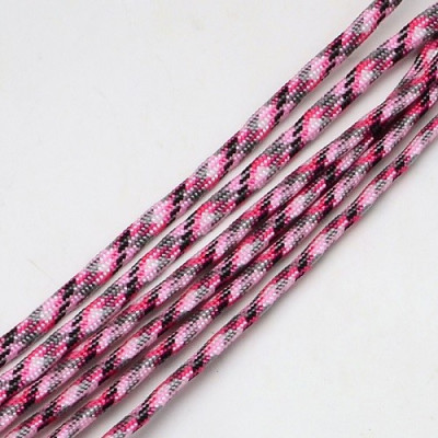 Paracord (PES) N. 41 Pink/red/bk