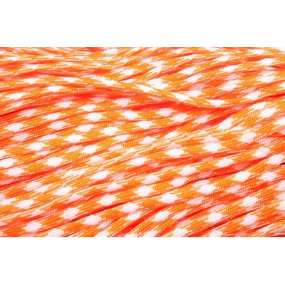 Paracord (PES) N. 76 Orange/wh