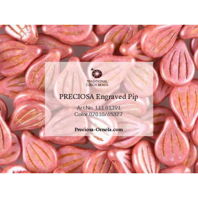 PRECIOSA Engraved Pip N. 186 OPAQUE VIOLET SPOTTED