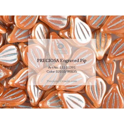 PRECIOSA Engraved Pip N. 188 Brown
