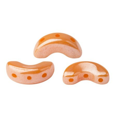 Arcos® par Puca® Orange Opal Luster 81260/14400 | Czech Beads