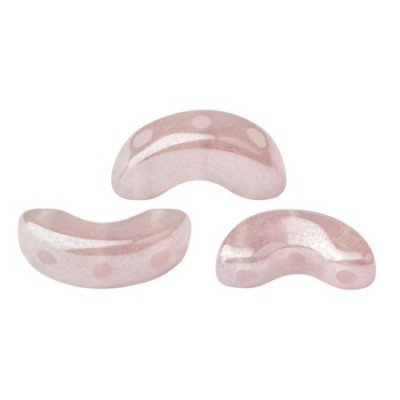 Arcos® par Puca® Pink Opal Luster 71400/14400 | Czech Glass Beads