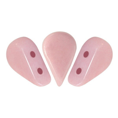 Amos® par Puca® 2-Hole Petal Beads Light Rose 03000/14494 5x8mm