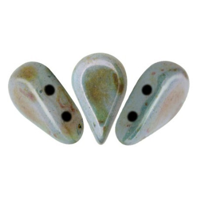 Amos® par Puca® 5x8mm Opaque Mix Blue/Green 03000/65431 | Czech Glass