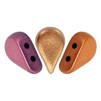 Amos® par Puca® 5x8mm Yellow Gold Metallic Iris 00030/01620