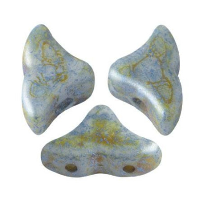 Hélios® par Puca® 6x10mm Opaque Blue/Green Spotted 02010/65325