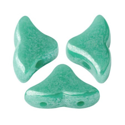 Hélios par Puca 6x10mm Opaque Green Turquoise Luster 63130