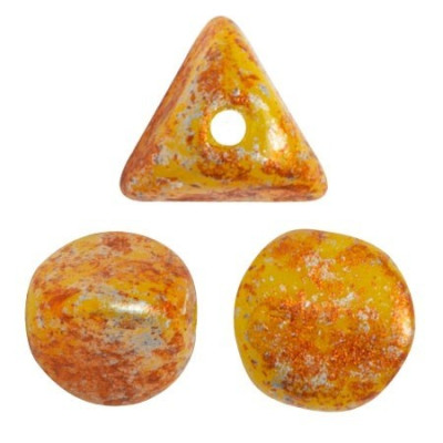 Ilos® par Puca® 5x5mm Jonquil Opal Tweedy 81230/45703 | Czech Beads