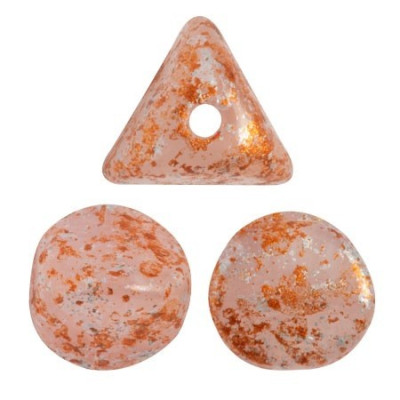 Ilos® par Puca® 5x5mm Rose Opal Tweedy 71400/45703 | Glass Beads