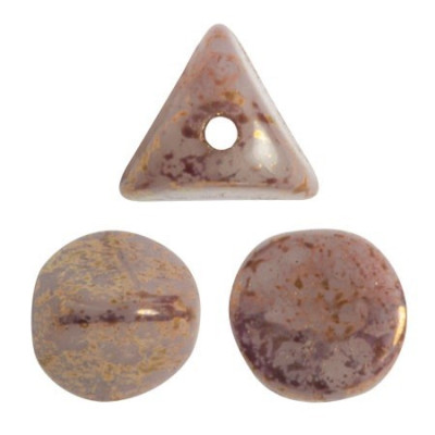 Ilos par Puca 5x5mm Opaque Grey Bronze 43020/15496 | Czech Beads