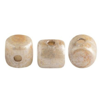 Minos® par Puca® Ivory Spotted 02010/65321 | Czech Glass Beads