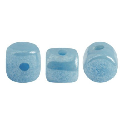 Minos® par Puca® Beads Opaque Aqua Luster 63020/14400 | Czech Glass