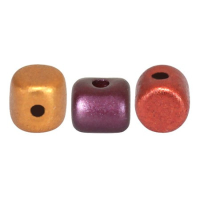 Minos par Puca Beads 3mm Yellow Gold Metallic Iris 00030/01620