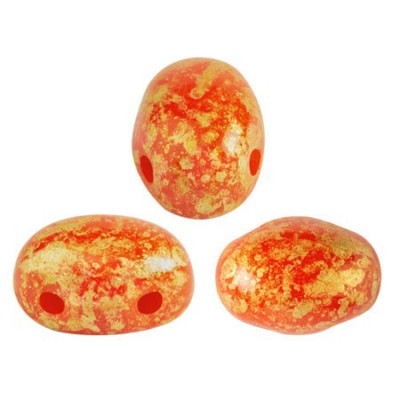 Samos® par Puca® 5x7mm Coral Splash 93400/94401 | Czech Beads