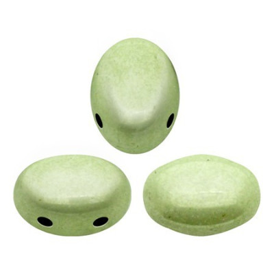 Samos® par Puca® 5x7mm Opaque Light Green 14457 | Czech Glass