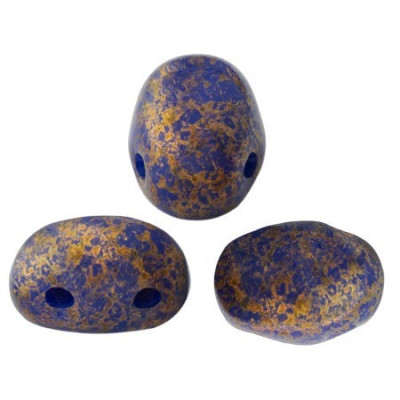 Samos par Puca 5x7mm Opaque Sapphire Bronze 33050/15496