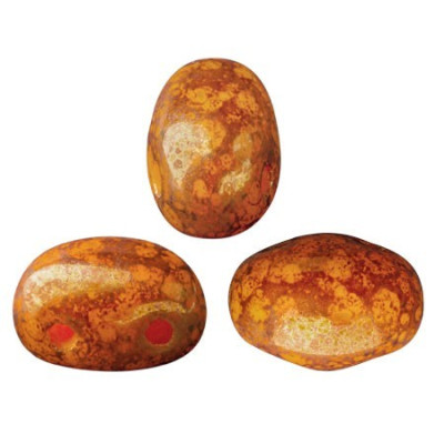 Samos par Puca 5x7mm Opaque Hyacinth Bronze 93120/15496 | Czech Beads