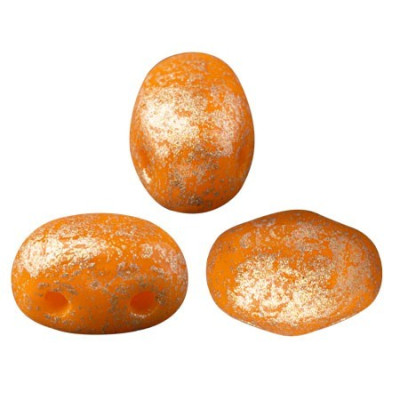 Samos par Puca Beads 5x7mm Opaque Hyacinth Splash 93120 | Glass