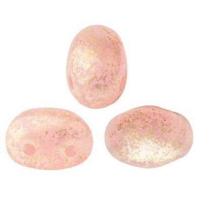 Samos par Puca Light Rose Opal Splash 71010/94401 | Glass Beads