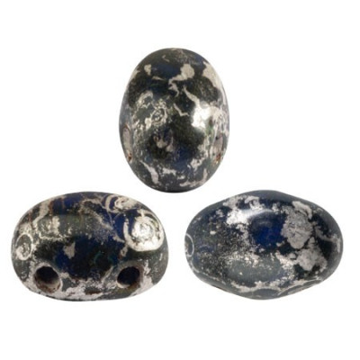 Samos par Puca 5x7mm Opaque Sapphire Picasso 33050 | Czech Beads