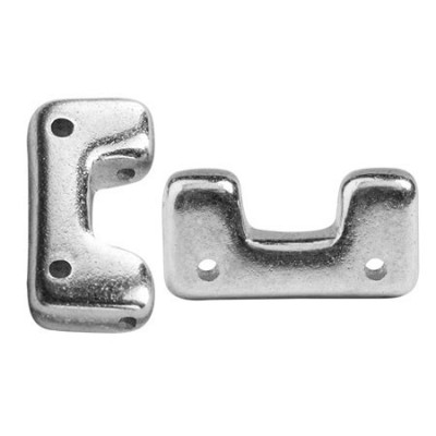 Télos® par Puca® Silver 00030/27000 | 12x6mm Czech Glass Beads