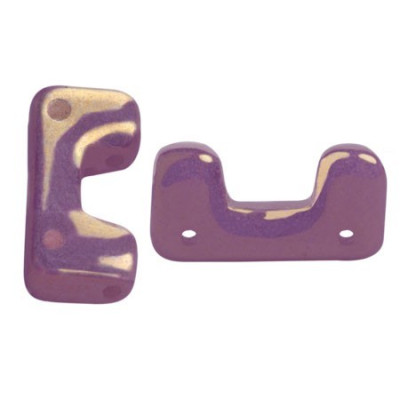 Télos® par Puca® Amethyst Gold Ceramic 03000/15726 | Czech Beads