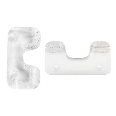 Télos par Puca Czech Glass Beads Crystal 00030 | 12x6mm 2-Hole