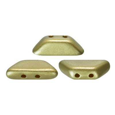 Tinos par Puca 4x10mm Pastel Lime 02010/25021 | Czech Glass Beads