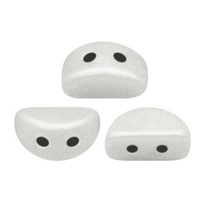 Kos® par Puca® 6x3mm Opaque White Ceramic 03000/14400