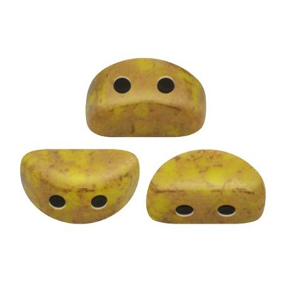 Kos par Puca 6x3mm Opaque Jonquil Bronze 83120/15496