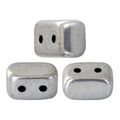 Ios par Puca No. 303 Silver Argentees 00030/27000 | 2.5x5.5mm Beads
