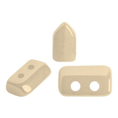 Piros par Puca Opaque Beige Ceramic Look 03000/14413 | Czech Beads