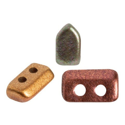 Piros® par Puca® Yellow Gold Metallic Iris 00030/01620 | Czech Beads