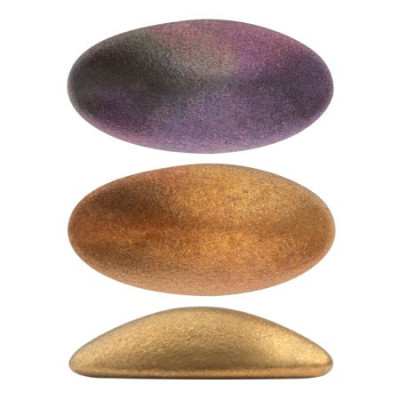 Athos® par Puca® Yellow Gold Metallic Iris 00030/01620 | Glass Beads